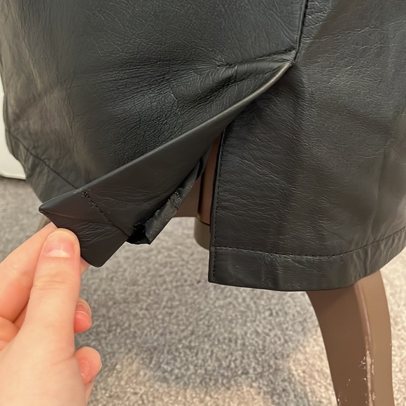 Vintage Cristina’s leather skirt size 28 - Picture 7 of 7